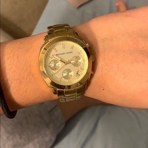 Gold Michael kors watch